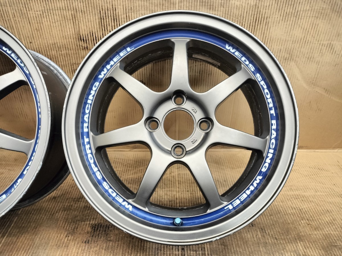 軽量 WEDS SPORT RACING WHEEL SA90 15×7J +38 PCD100 4H ブロンズ 15 