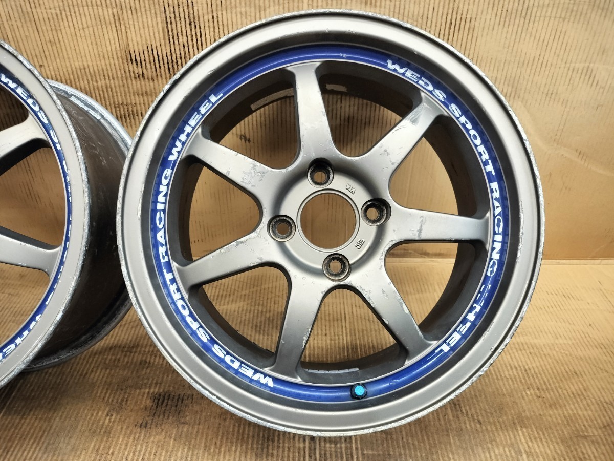 軽量 WEDS SPORT RACING WHEEL SA90 15×7J +38 PCD100 4H ブロンズ 15 