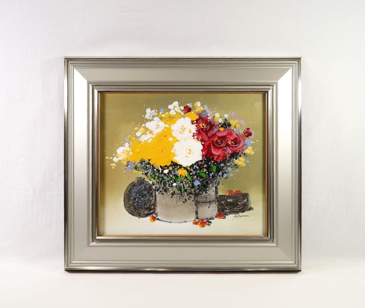 アート用品 平山 講平 花瓶の花