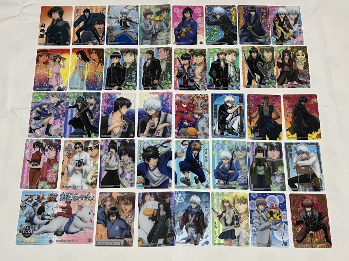 銀魂カード76枚セット「クリアコレクションA」クリアカード 箔押し
