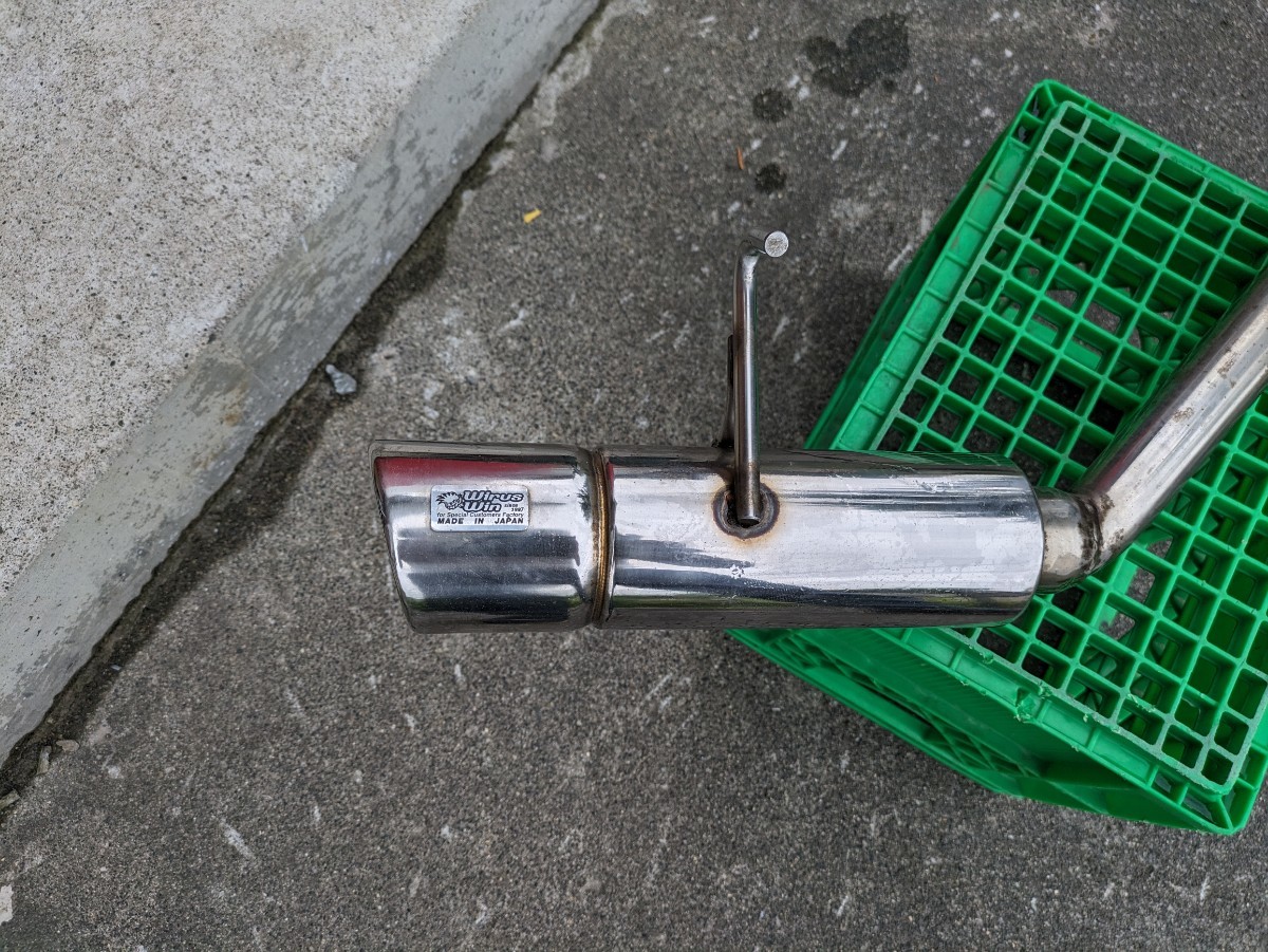 ミラジーノ ミラ ウィルズウィン マフラー 社外 オプティ ムーブ 流用