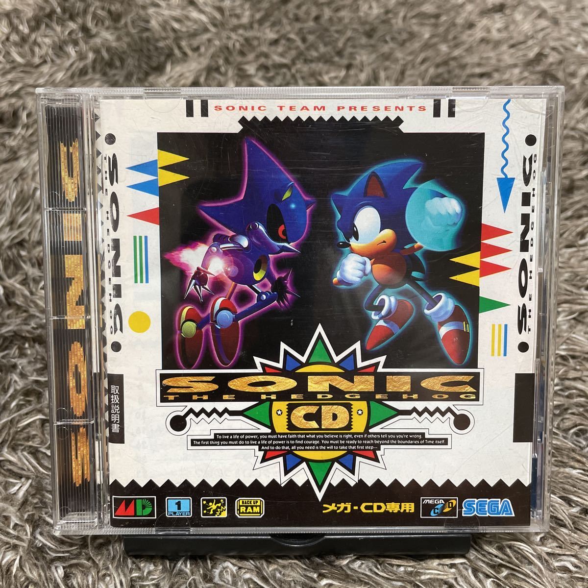 【帯付】SONIC THE HEDGEHOG ソニック・ザ・ヘッジホッグCD メガCD SEGA