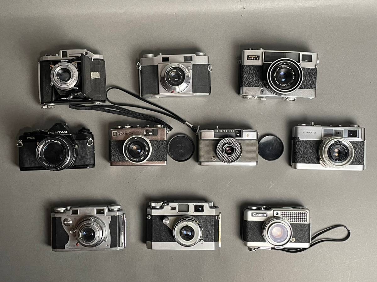 15】 コンパクトカメラまとめて PENTAX/MINOLTA/YASHICAなど フィルム