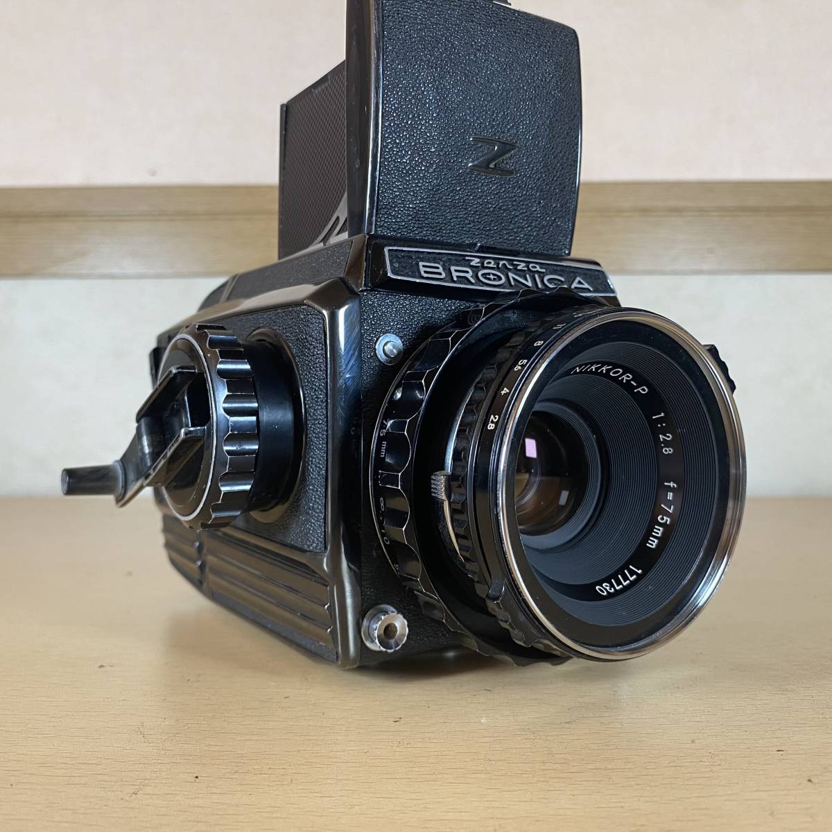 【新品，限定SALE】 1円スタート ZENZA BRONICA S2 レンズ Nikon NIKKOR-P 1:2.8 F=75mm ゼンザブロニカ