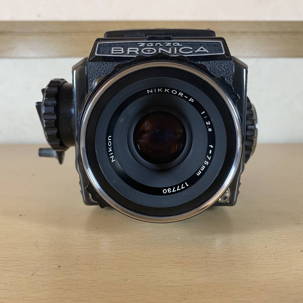 【新品，限定SALE】 1円スタート ZENZA BRONICA S2 レンズ Nikon NIKKOR-P 1:2.8 F=75mm ゼンザブロニカ