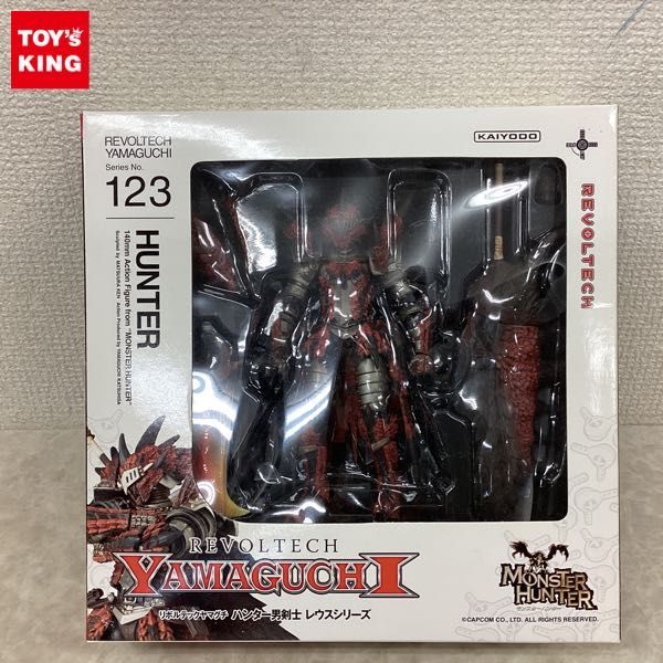 1円〜 海洋堂 リボルテックヤマグチ 123 モンスターハンター ハンター