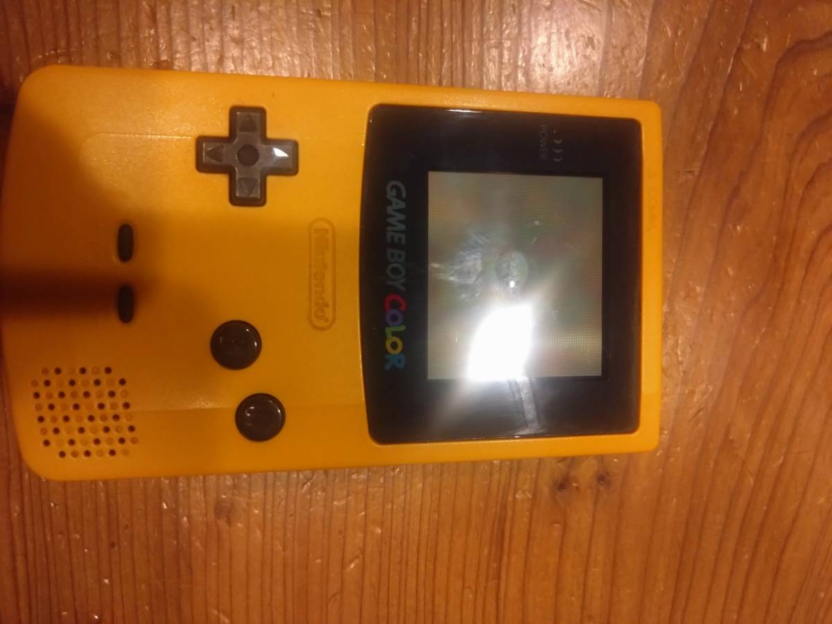イエロー 本体 ゲームボーイカラー 液晶難あり エンタメ 説明書