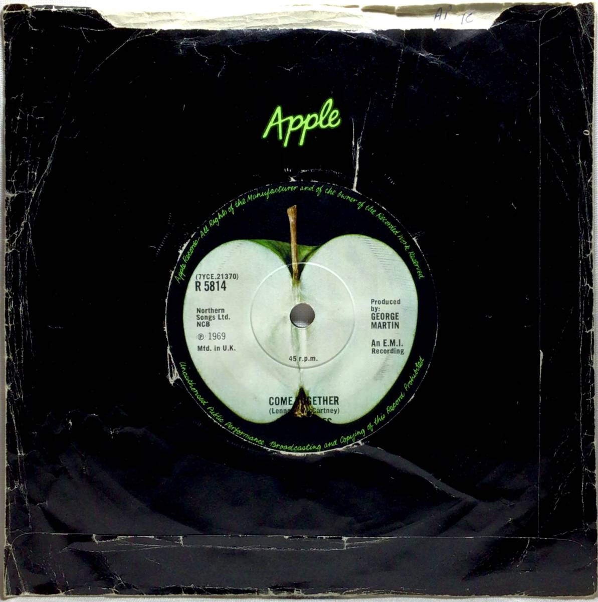 英7】 THE BEATLES / SOMETHING / COME TOGETHER / 1969 UK盤 APPLE 7