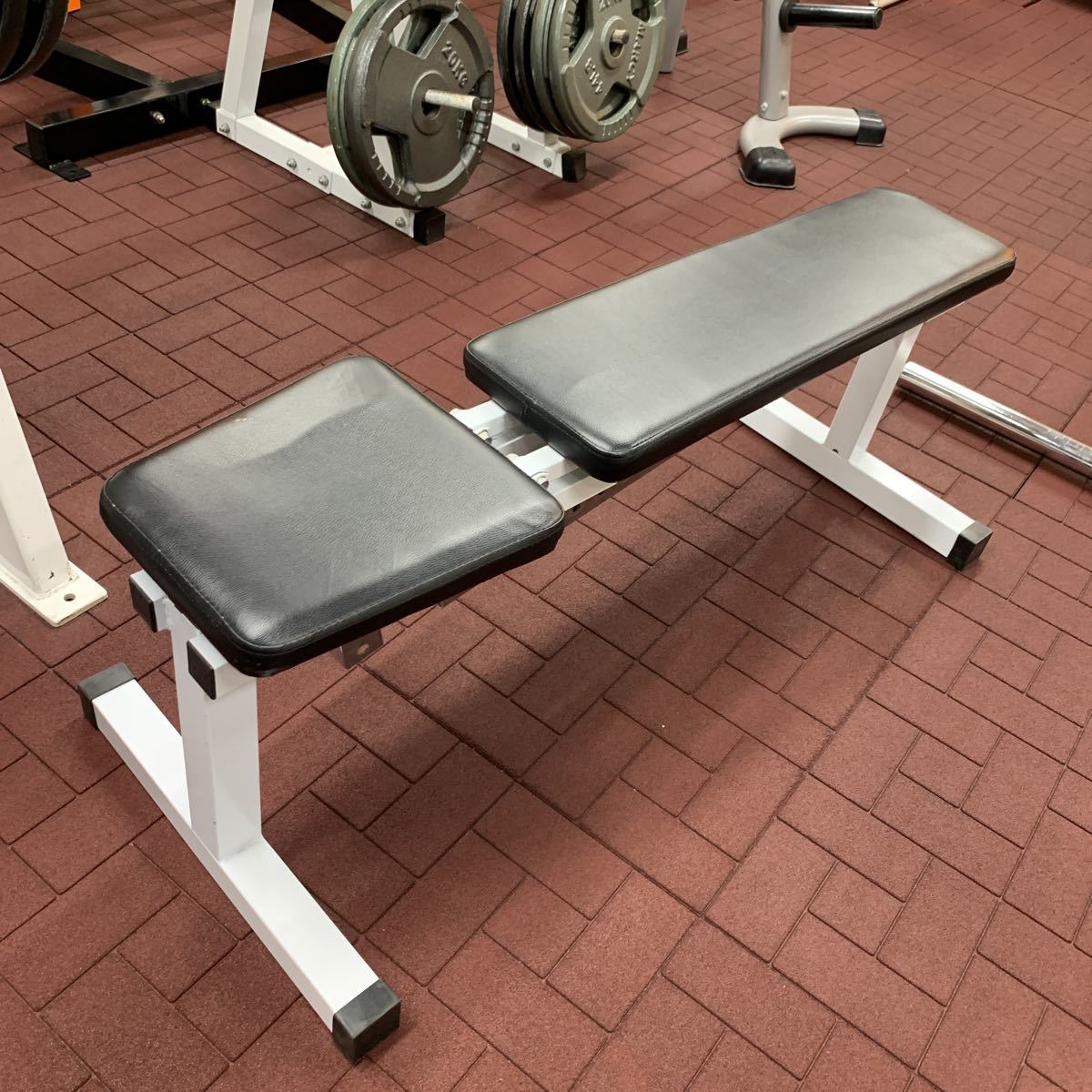 引き取り限定！！BODYMAKERバーベル135キロセット トレーニングベンチ 引取限定トレーニングベンチ トレーニングベンチ インクライン ベンチ