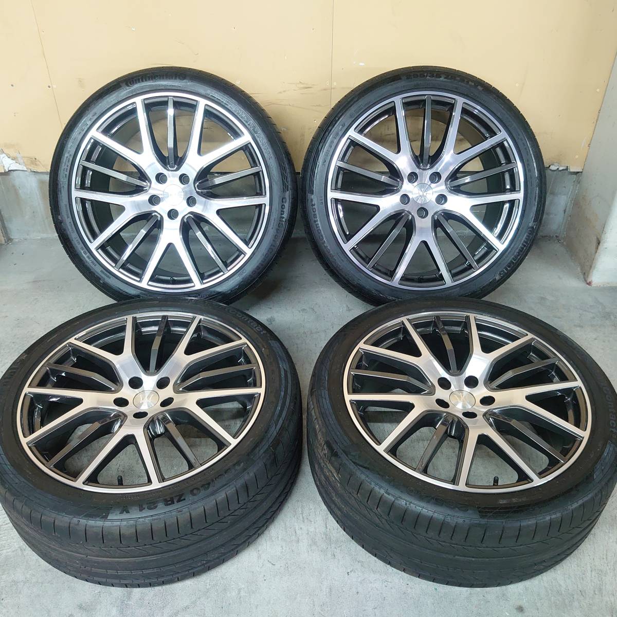 J140】マセラティ純正 レヴァンテ 21X9J+40.5 21X10.5J+53 114.3X5