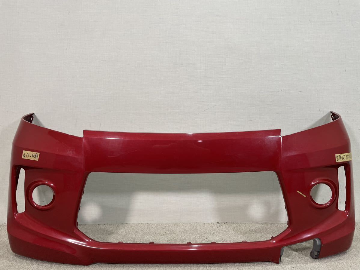 MK32S スペーシアカスタム 純正 フロントバンパー (ZLB フェニックスレッドパール) 71711-81M5 F0657-4
