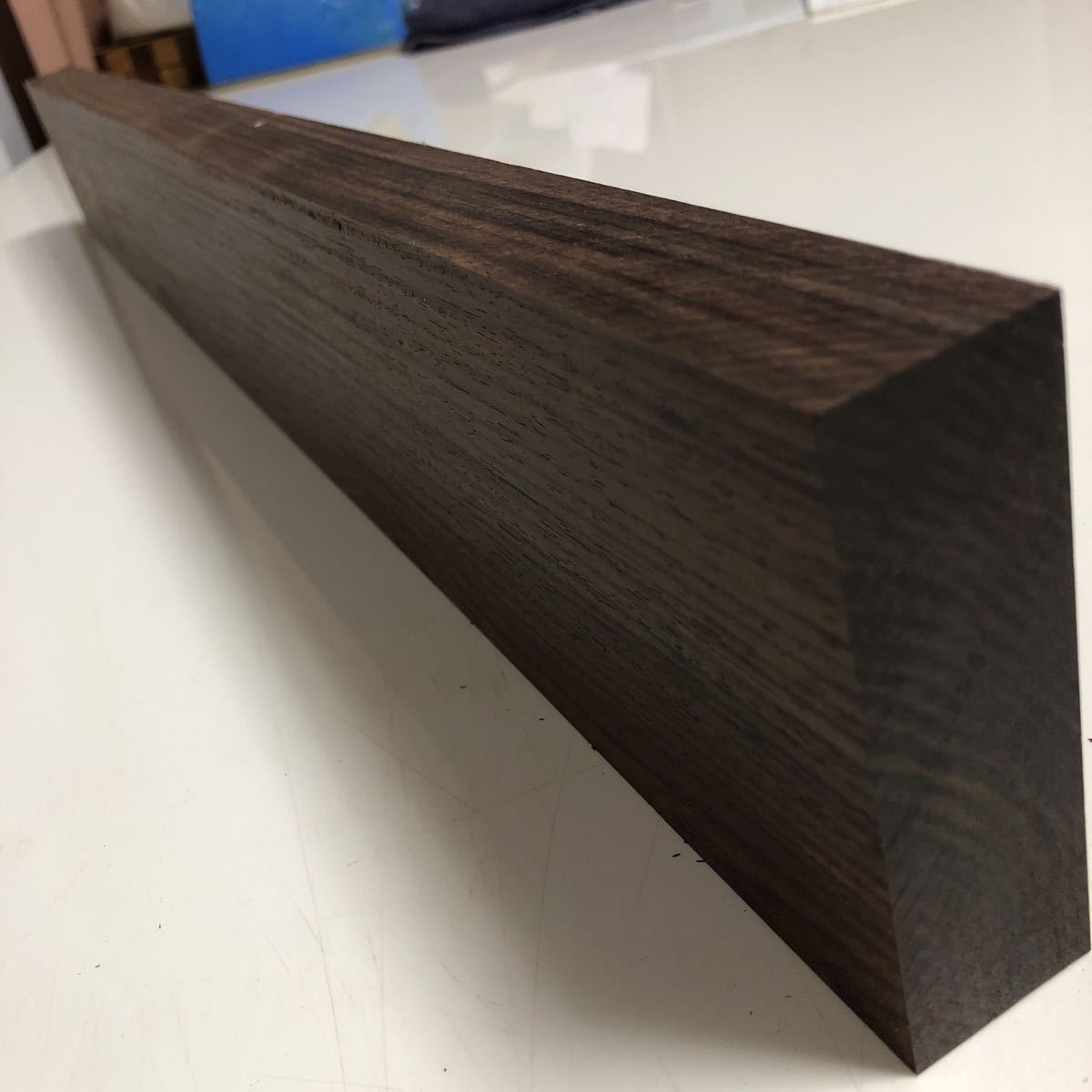 本紫檀柾目厚板 720×90×29.5 100サイズ 美杢(黒檀（こくたん）)｜売買 