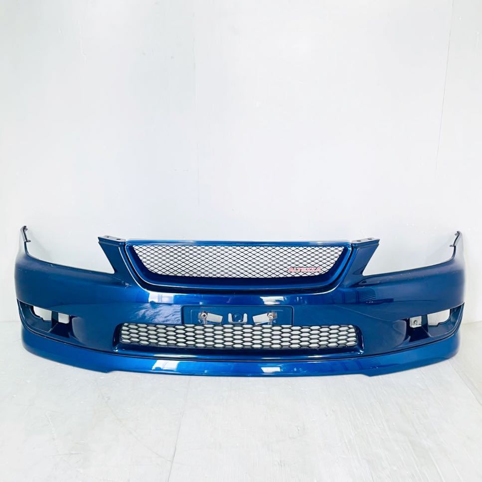 トヨタ アルテッツァ SXE10フロントバンパー フロントリップ付  