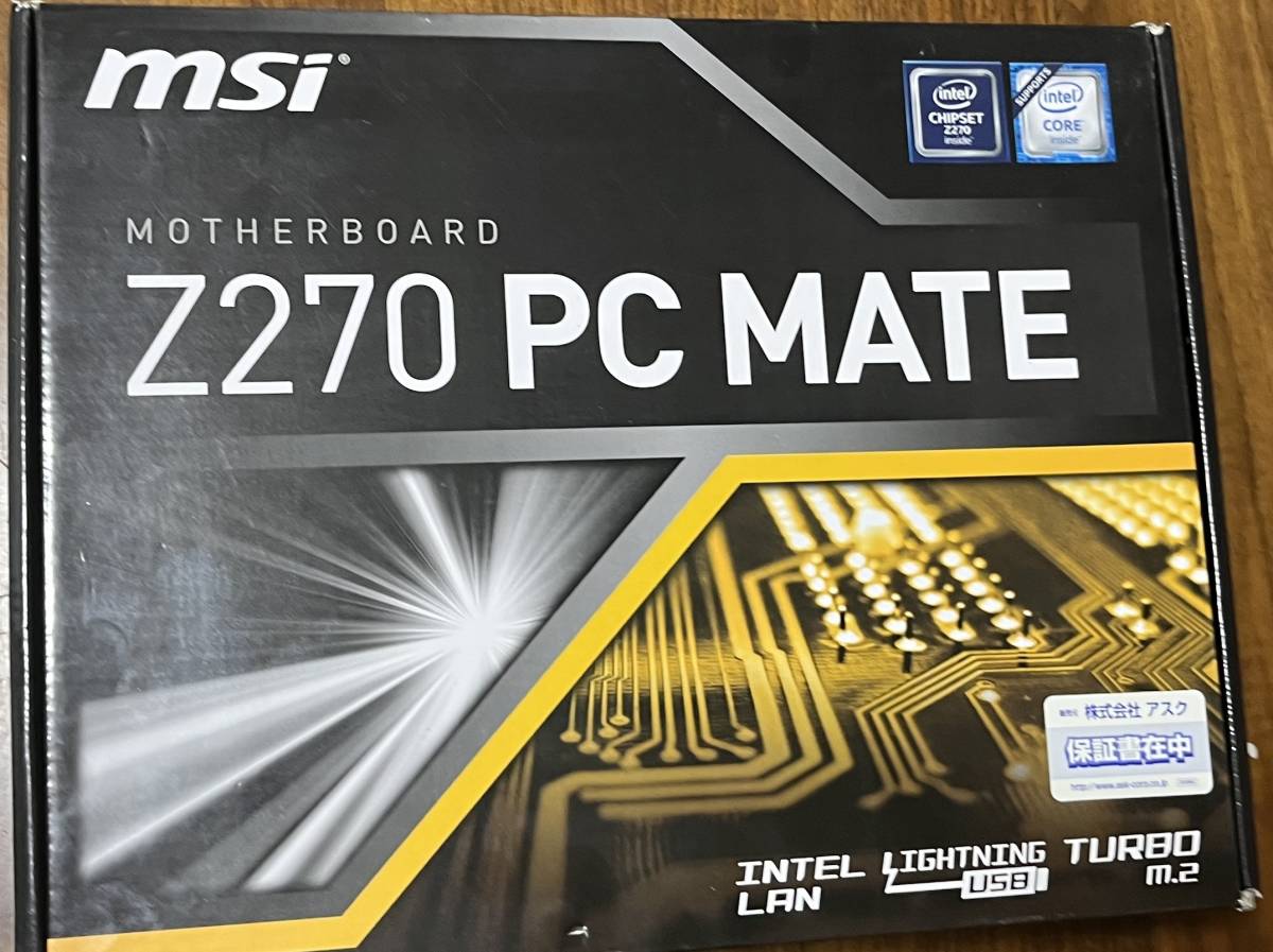 MSI Z270 PC MATE LGA1151 ATXマザーボード Z270 MSI PC 64GB 1151PIN