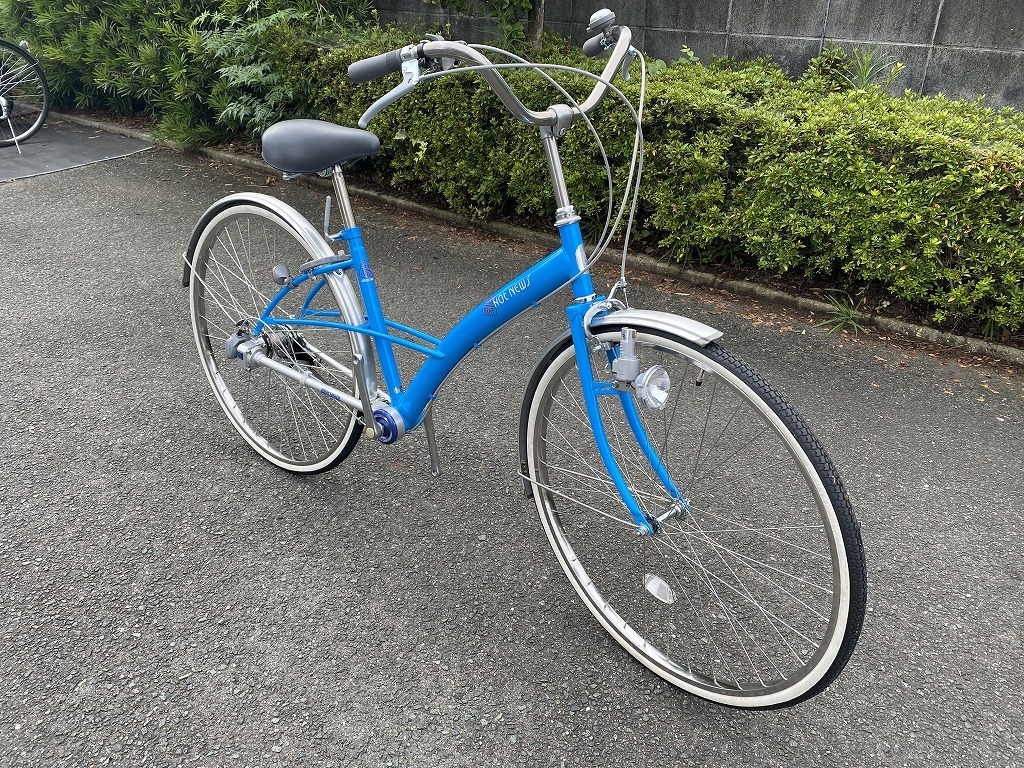 丸石 ホットニュース シャフトドライブ 27インチ 3段変速　　HTF273NA　144ｃｍ～　デッドストック　チェーンのない自転車