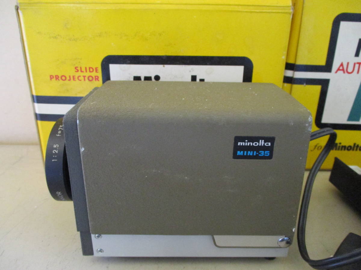 L750 Minolta Mini-35Ⅱ AUTOCHANGER スライドプロジェクター 