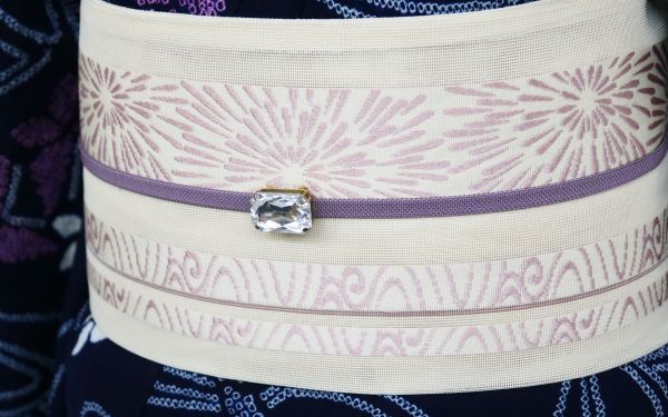 安い，最新作 10346 秀品 夏帯 紗 半幅帯 小袋 流水に乱菊 薄いベージュ(仕立て上がり)｜売買されたオークション情報、yahooの商品情報をアーカイブ公開 - オークファン 仕立て上がり