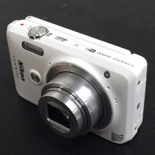 1円 Nikon COOLPIX S6900 コンパクトデジタルカメラ ホワイト 動作確認済