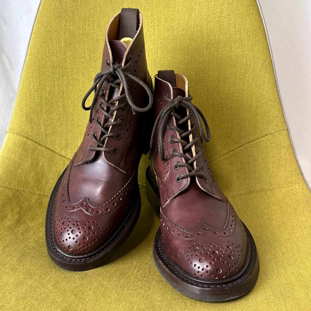 未使用 トリッカーズ カントリーブーツ エイコンアンティーク 7