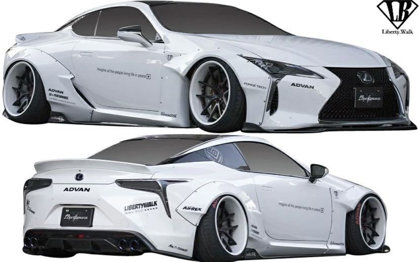 【限定１セット】ラジコン RC ボディ 1/10 レクサス LC500 リバティーウォーク LB-WORKS ボディキット YD2 TT01