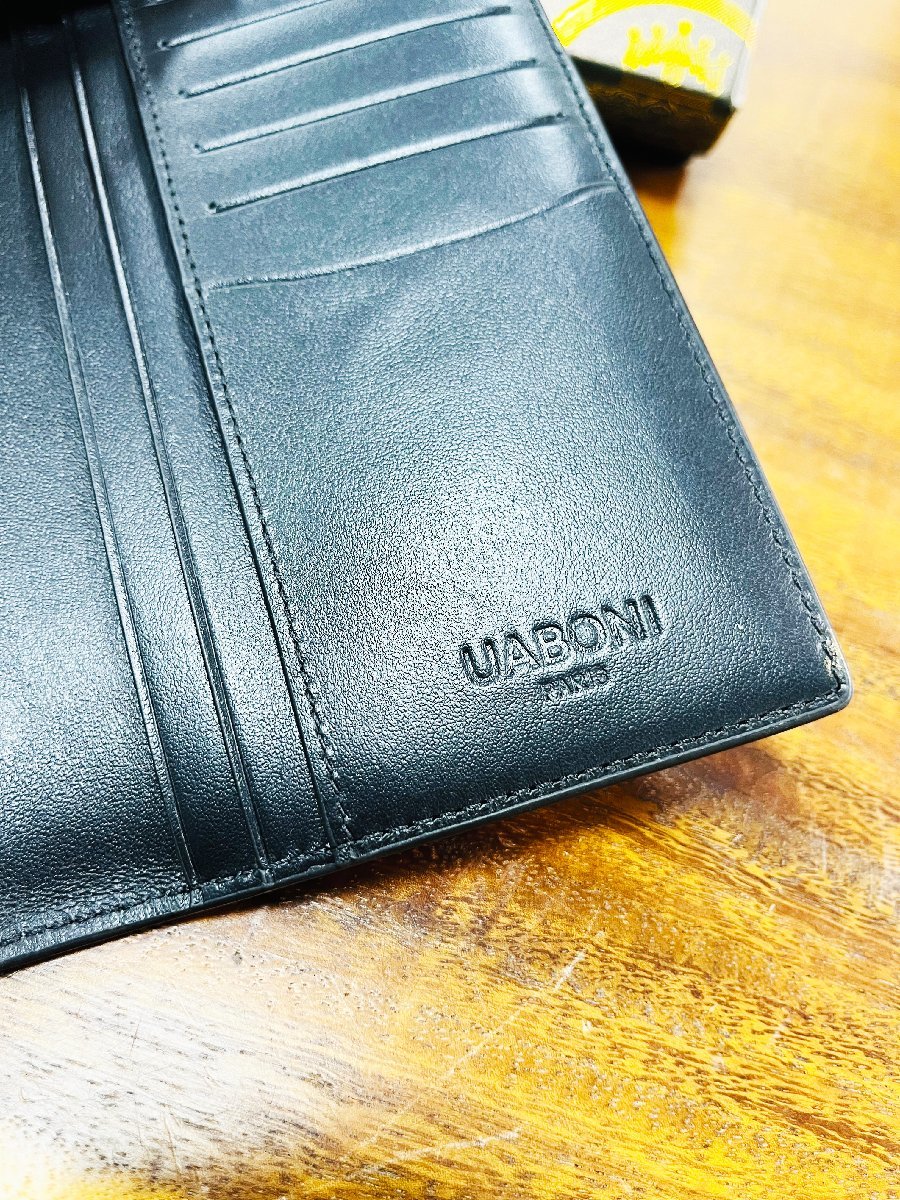 特注限定品*EU製 定価17万◇UABONI幻のパティーヌ*二つ折り 長財布