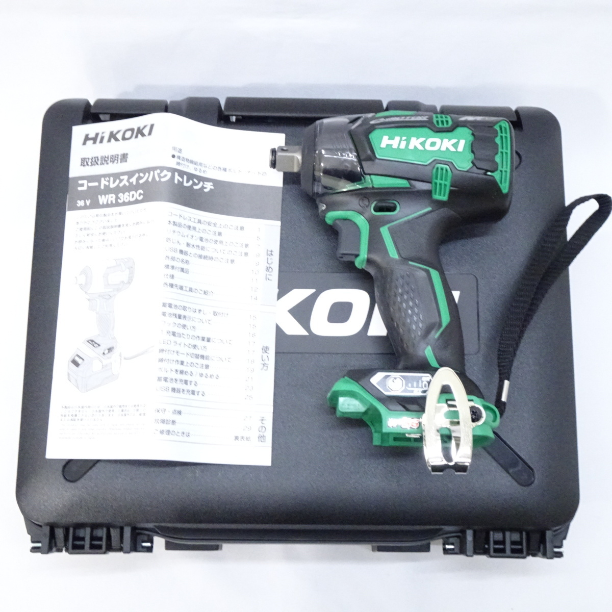 【新品】HiKOKI　ハイコーキ　36V　インパクトレンチ　WR36DC マルチボルト　本体 ケース　★10　日立