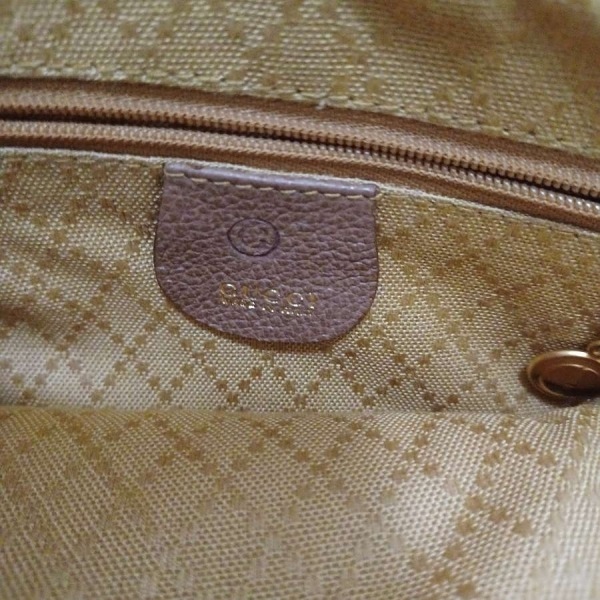GUCCI グッチ バンブー ハンドバッグ ミニ スエード ベージュ
