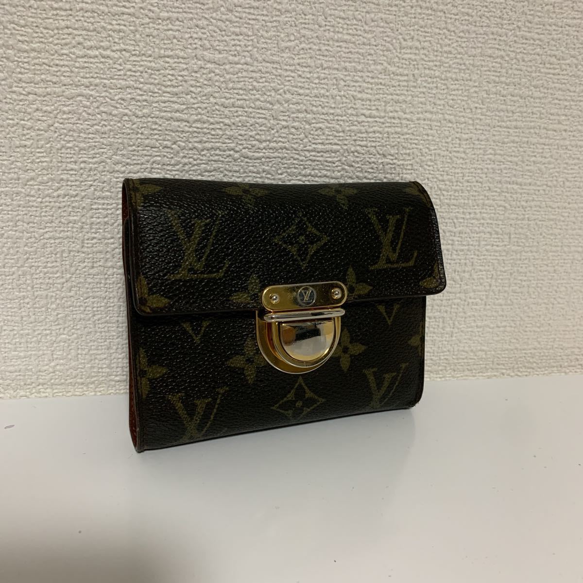 良品 LOUIS VUITTON ルイヴィトン モノグラム コアラ 三つ折り財布 
