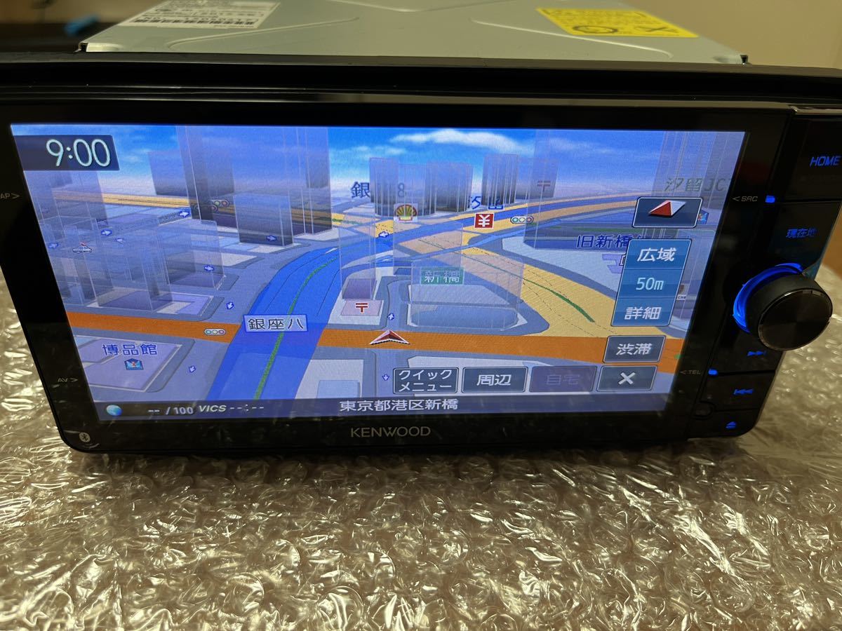 地図2019KENWOOD MDV-Z702W フルセグ 彩速ナビ USB DVD KENWOOD 彩速