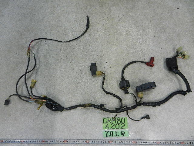 4202　CRM80　火花が散る事を確認　メインハーネス　電装系セット　ハーネス　80サイズ　ホンダ