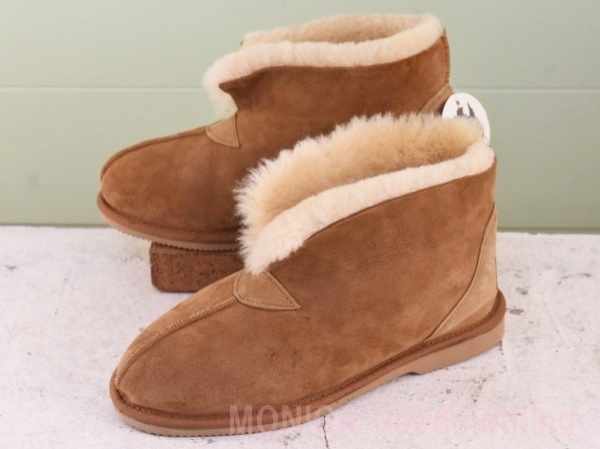 MK312◆オーストラリア製【UGG オーストラリア】ビンテージ ムートンブーツ 茶 ブラウン レディース 25cm