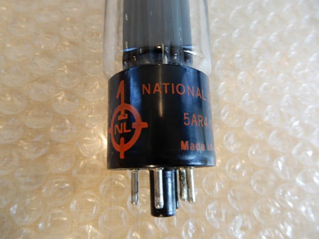 動作未確認 NATIONAL Electronics 真空管 5AR4/GZ34 U.S.A製