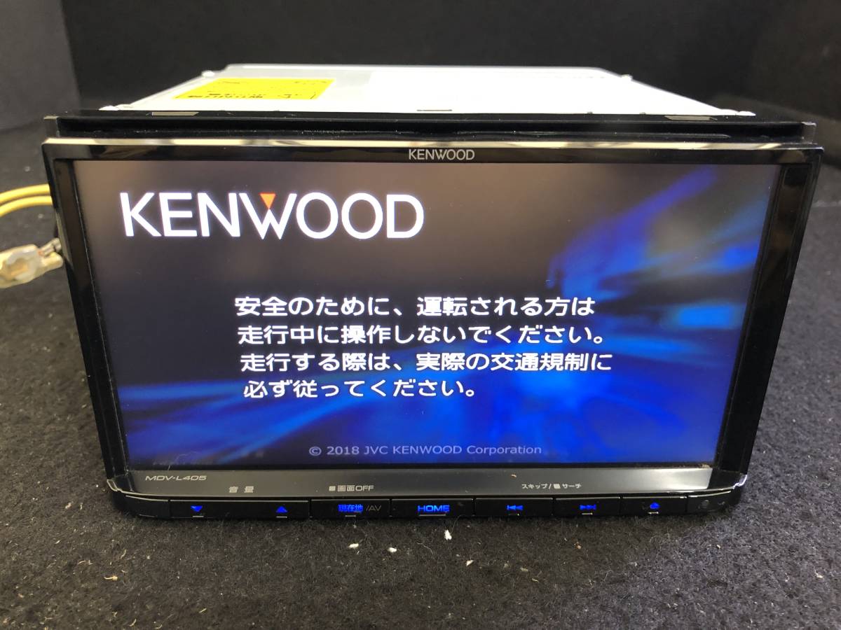 ケンウッド MDV-L405 彩速ナビ CD録音 SD DVD 2017年製 KENWOOD 442034