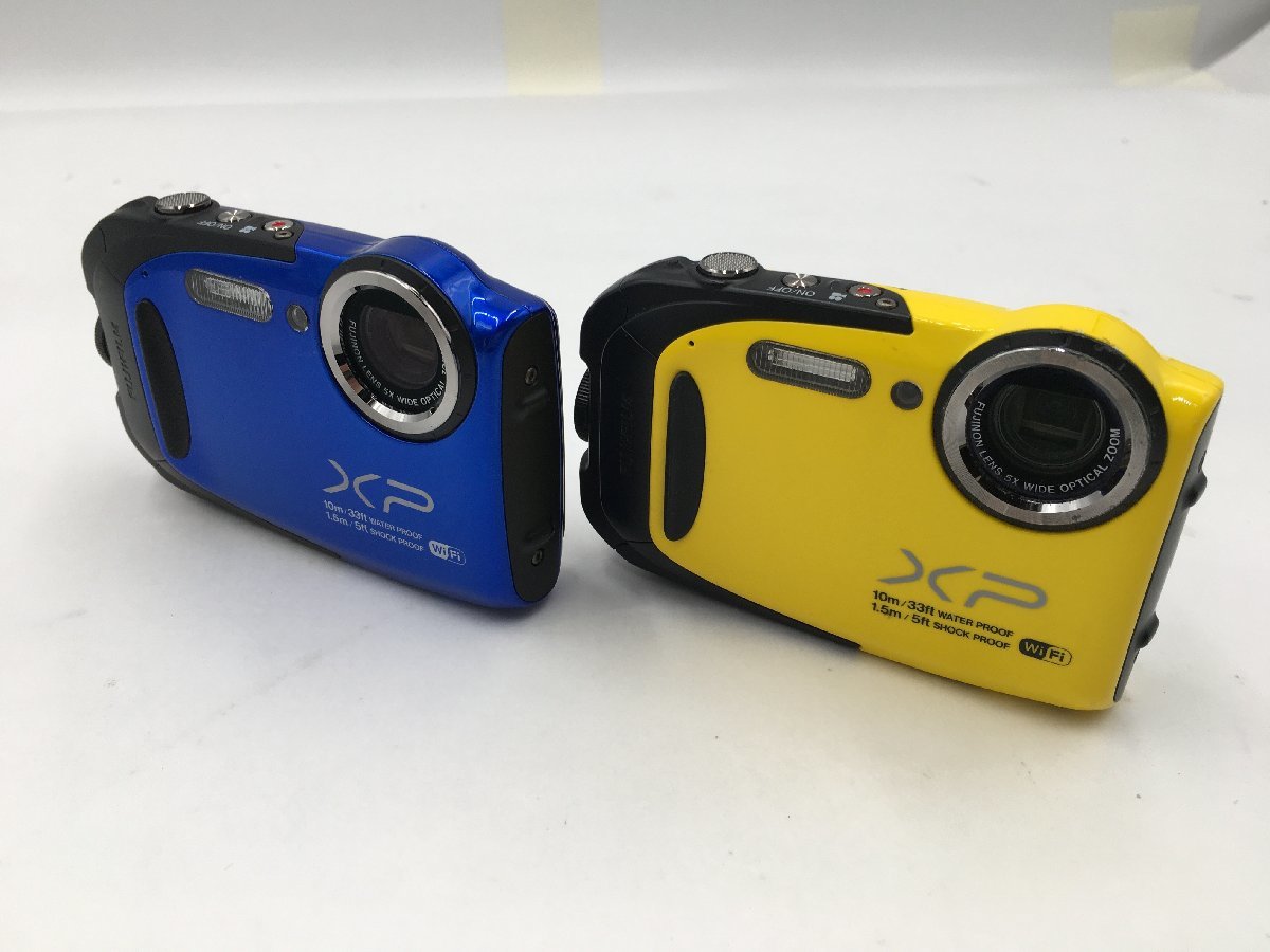 ♪▲【FUJIFILM フジフィルム】コンパクトデジタルカメラ 2点セット FinePix XP70 まとめ売り 0706 8