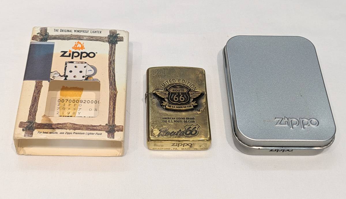 B】【7243】Zippo ジッポ ライター LIMITED EDITION ROUTE66 B】【7243】Zippo ジッポ ライター LIMITED EDITION ROUTE66