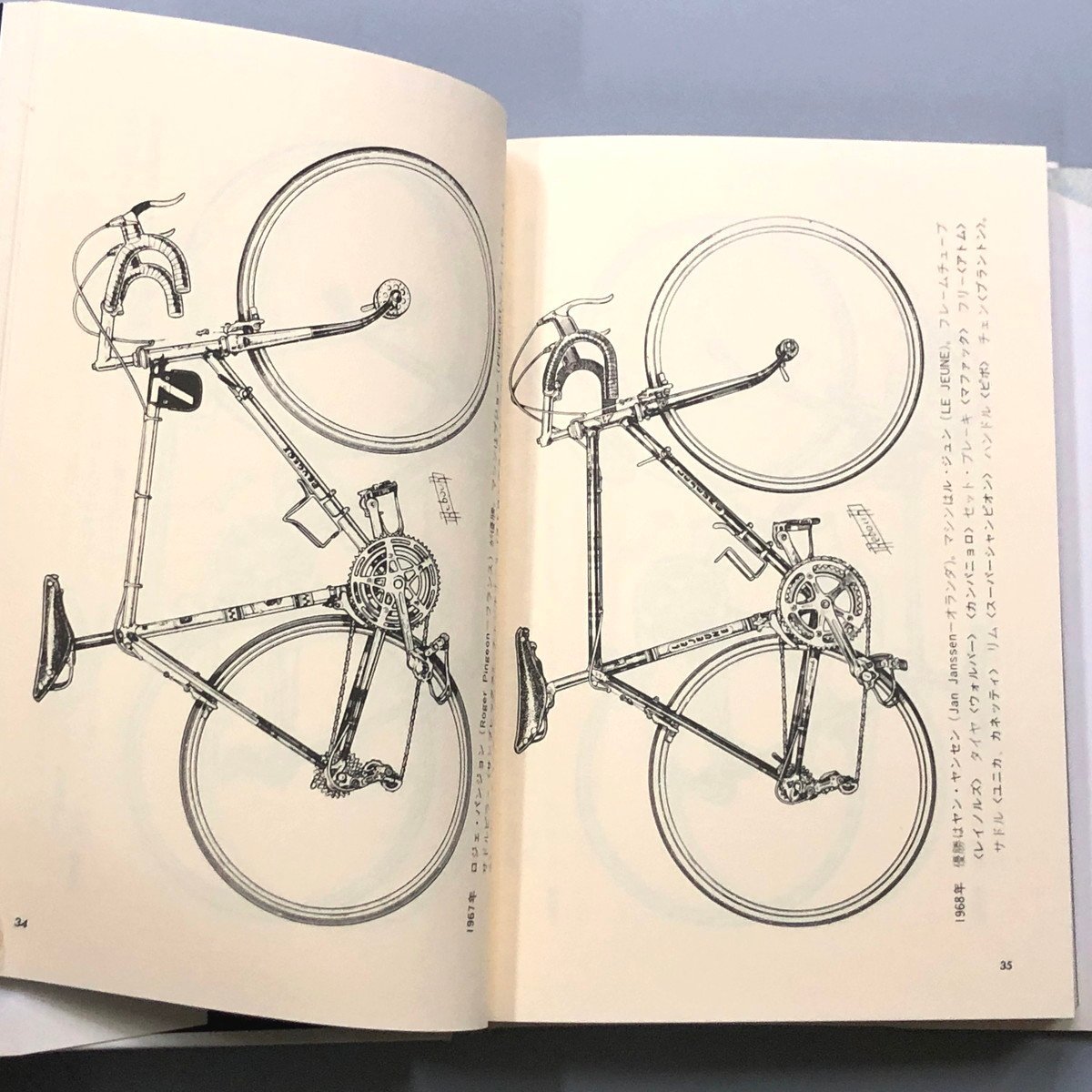 イラストによるスポーツ車と部品の変遷 1950-1976年 』著/ダニエル