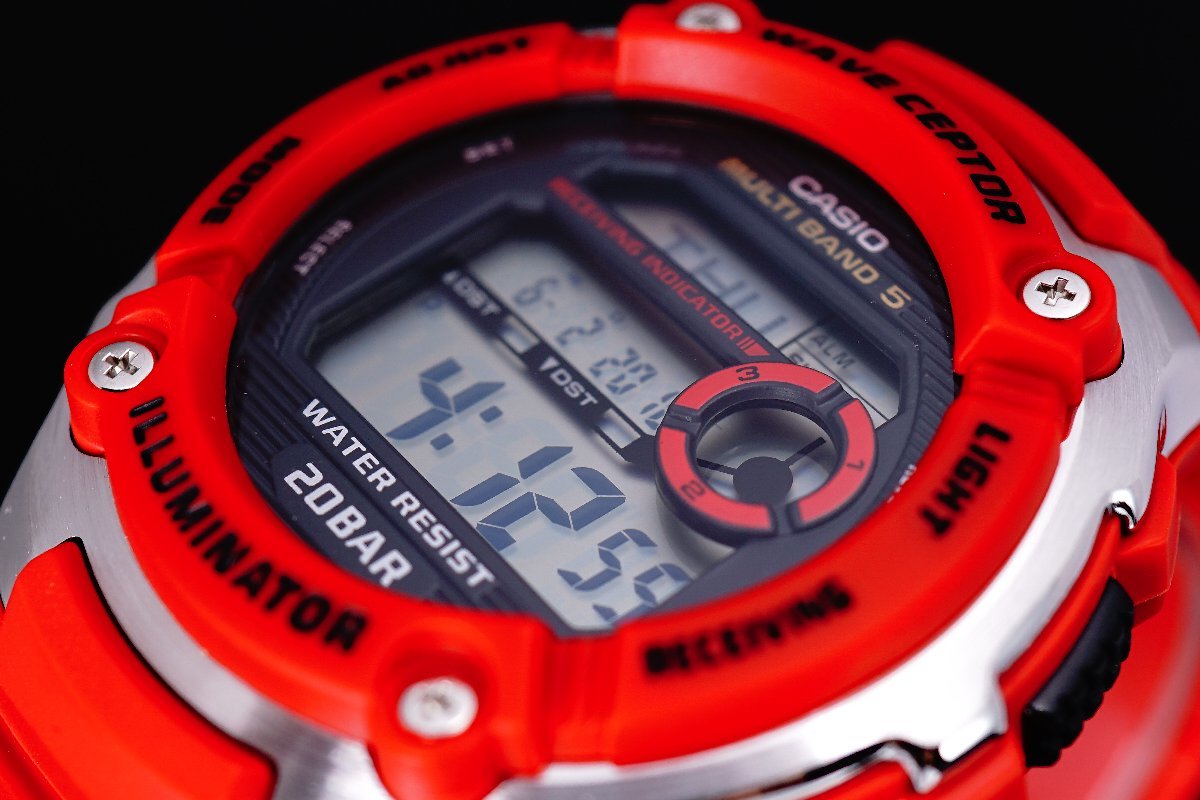 1円～1スタ 新品未使用 逆輸入model CASIO カシオ電波時計200m防水