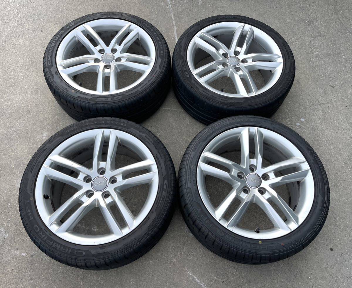 純正】アウディ A5 ホイール4本セット18インチタイヤ付き