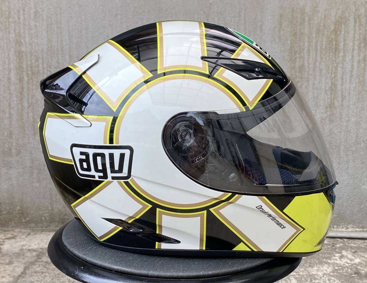 agv K-3 ロッシ仕様フルフェイスヘルメット中古(XLサイズ)｜売買された 