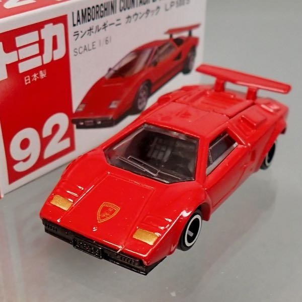☆トミカ 92-1-1 ランボルギーニ カウンタック LP500S 赤
