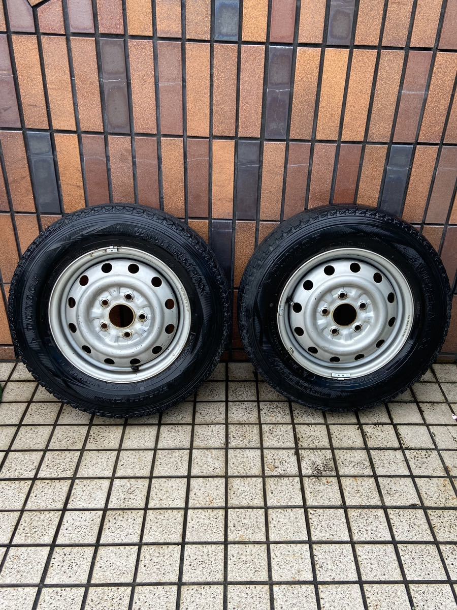 165R14 8P.R.LT ダンロップウインターマックス(X3817) スタッドレス
