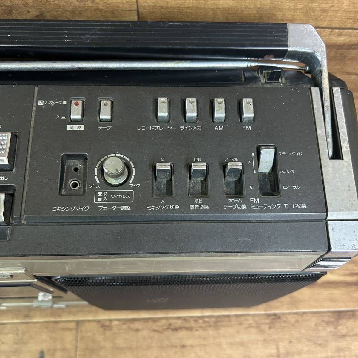 k708504 SHARP シャープGF-505SB SEACHER-XL ラジカセ AM FM LINE