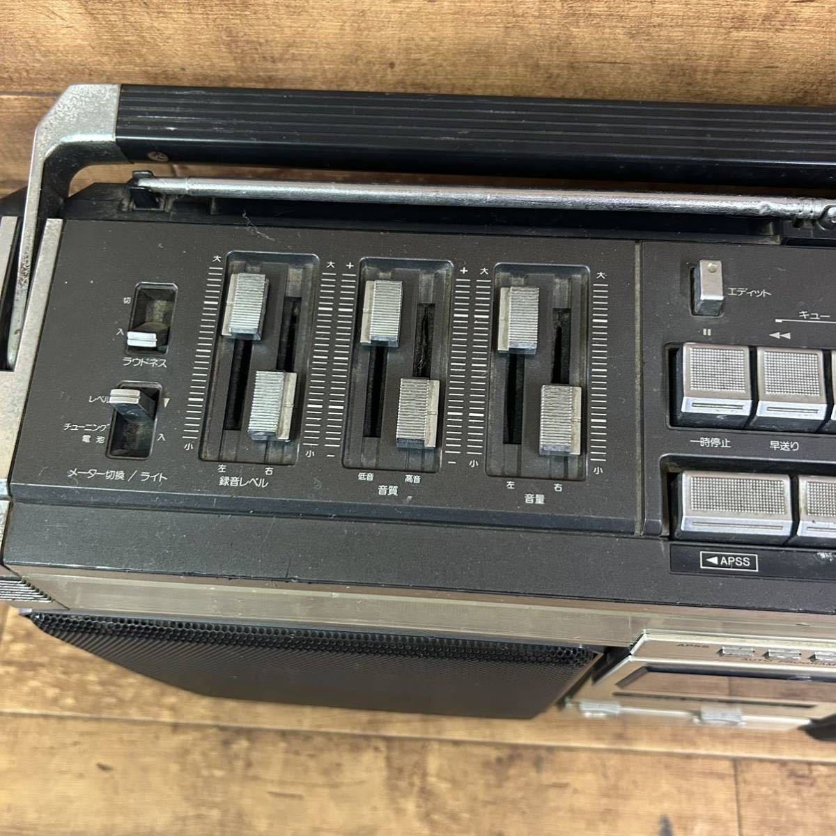 k708504 SHARP シャープGF-505SB SEACHER-XL ラジカセ AM FM LINE