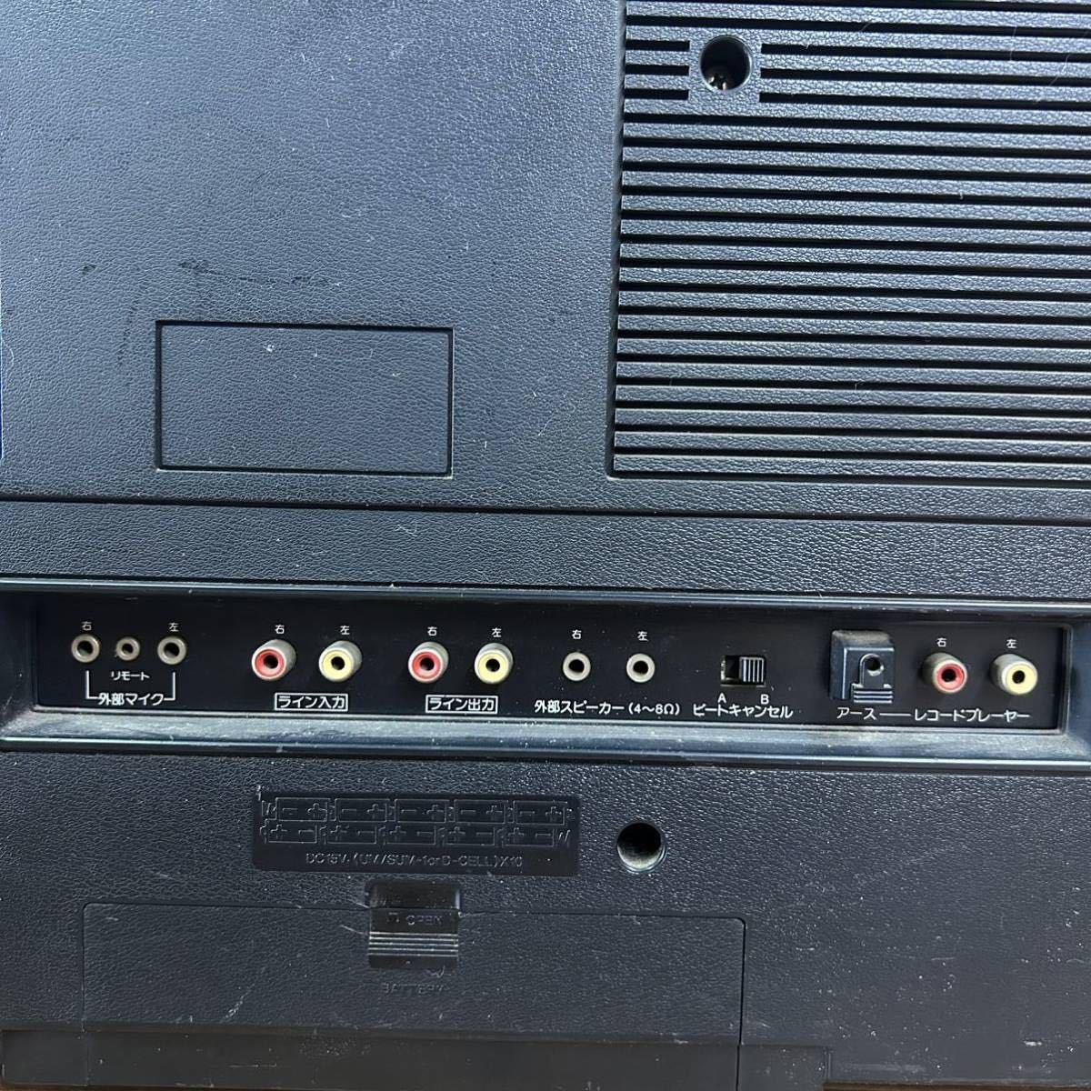 k708504 SHARP シャープGF-505SB SEACHER-XL ラジカセ AM FM LINE