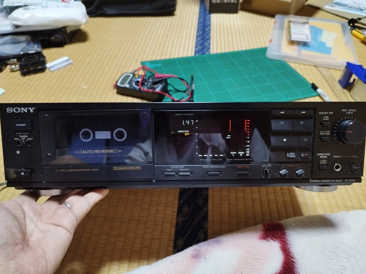 SONY カセットデッキ TC-RX80 ジャンク扱い TC-RX80 SONY DECK : r
