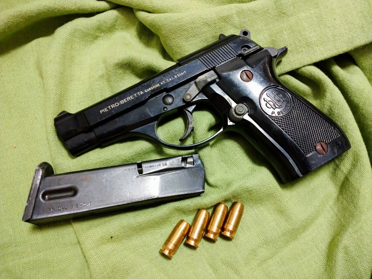 マルシン M84 木製グリップ付 シルバーABS モデルガン完成品 マルシン