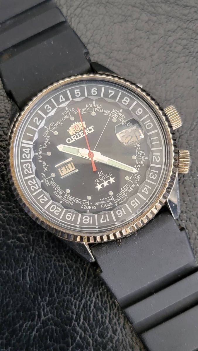 1円スタート】ORIENT AUTOMATICオリエント キングマスター 自動巻き 