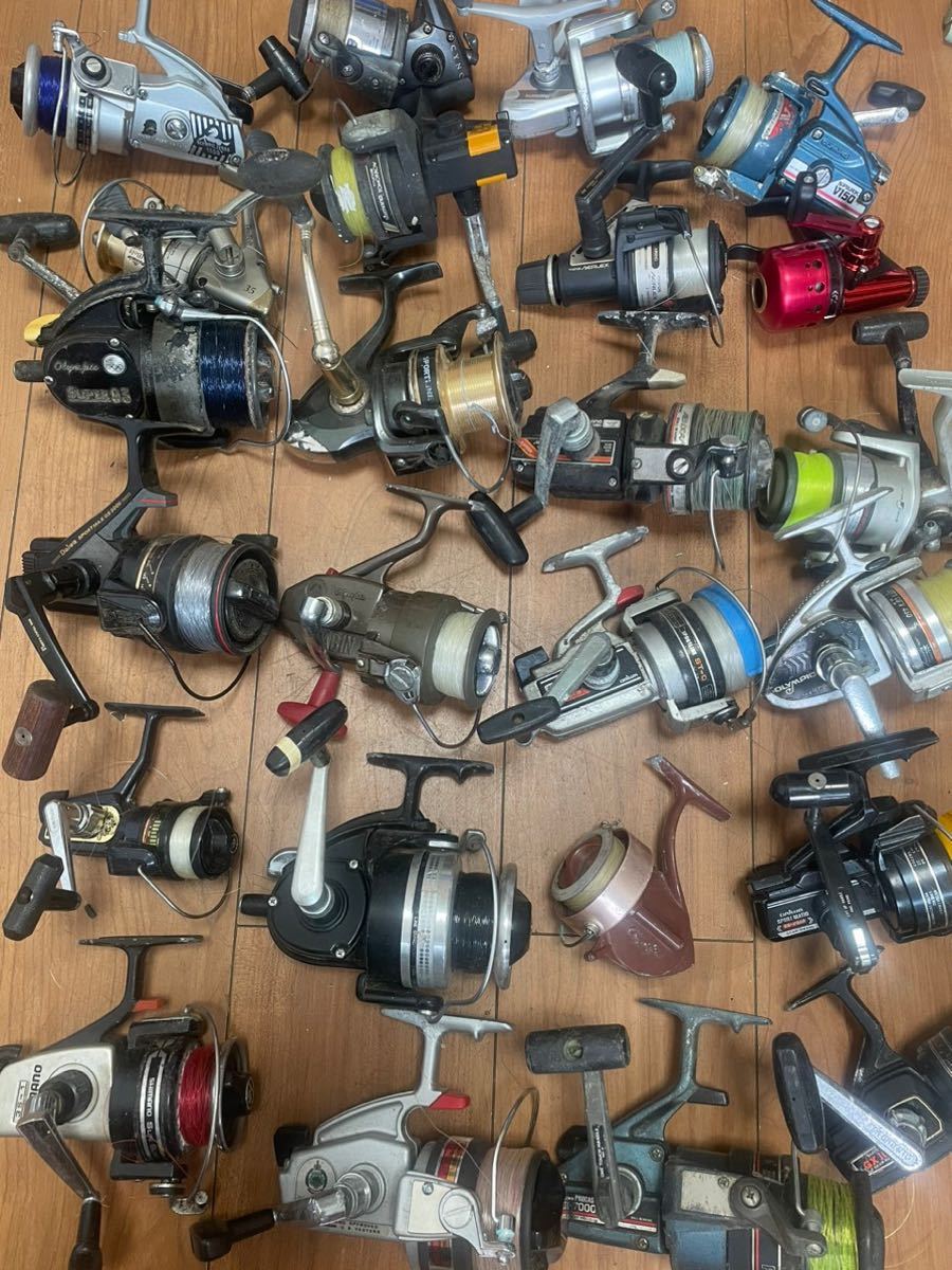 スピニングリール DAIWA SHIMANO OLYMPIC 24コまとめて売る