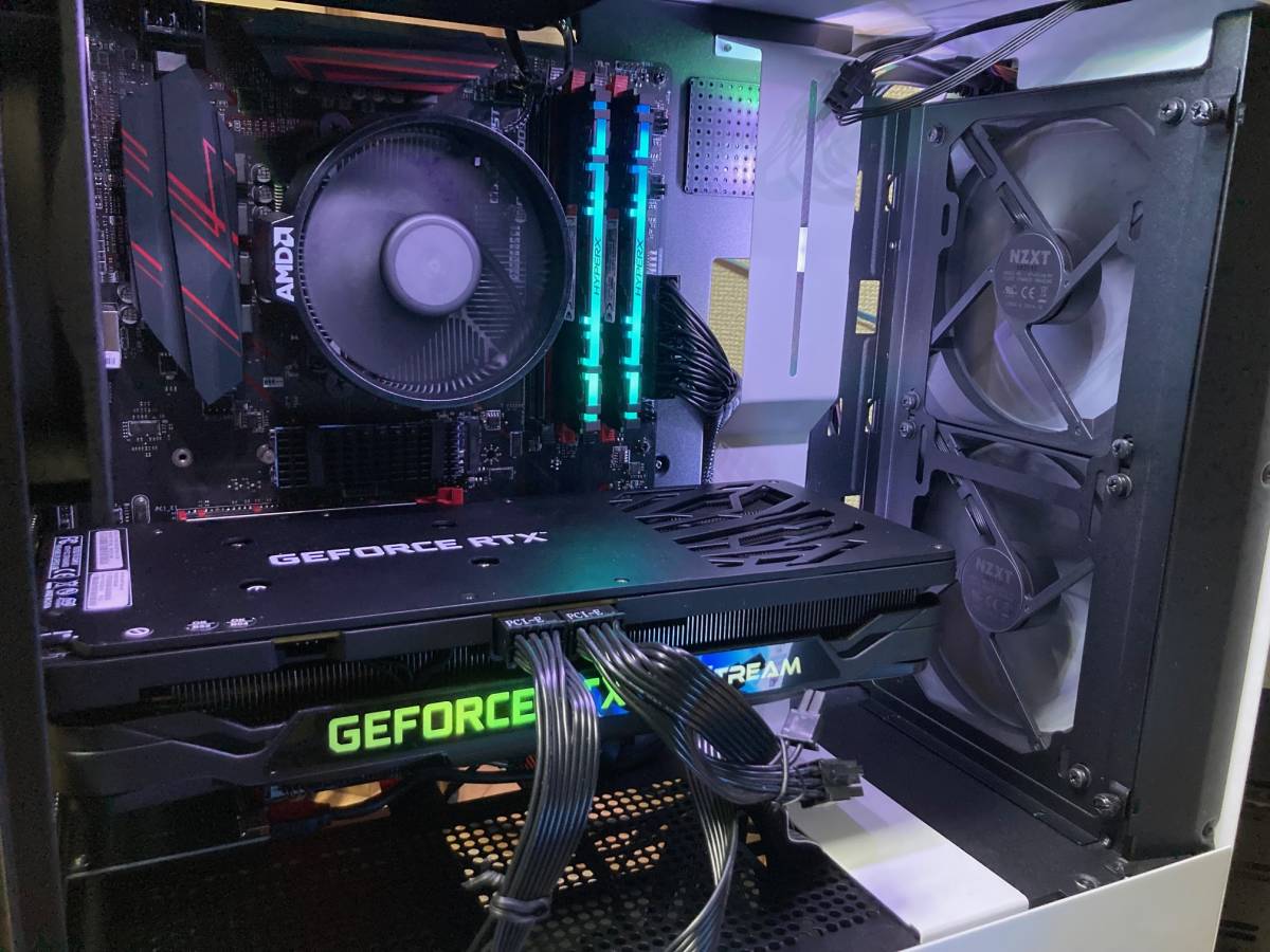 ゲーミングPC(自作PC) Ryzen5 5600x / メモリ16GB /グラボ RTX3070 