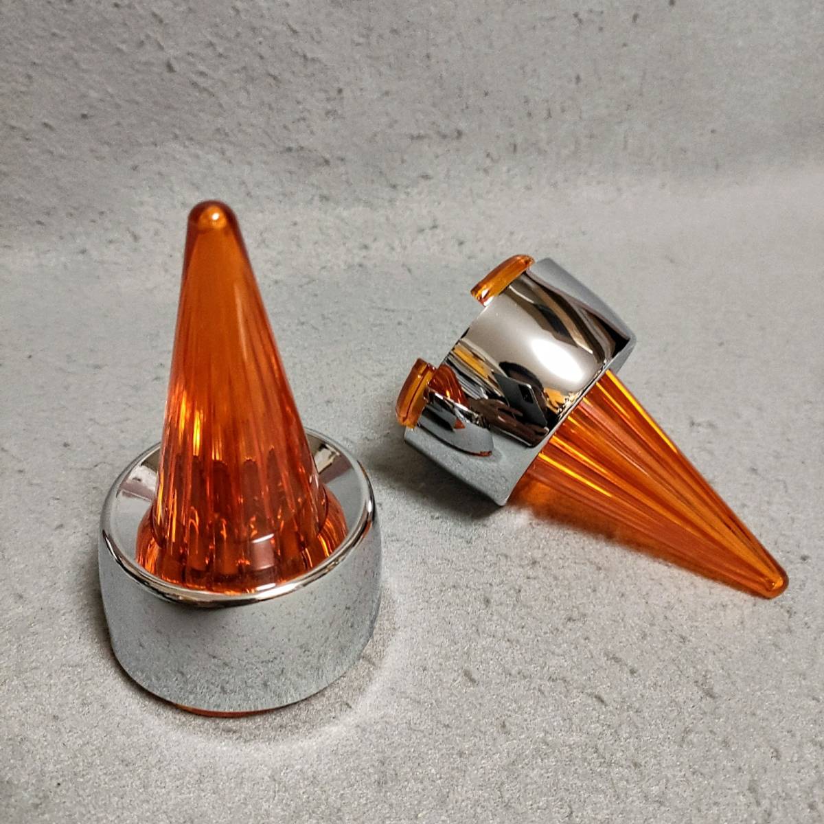 即納 国内在庫 2個セット ハーレー ウィンカー レンズ ロケット 